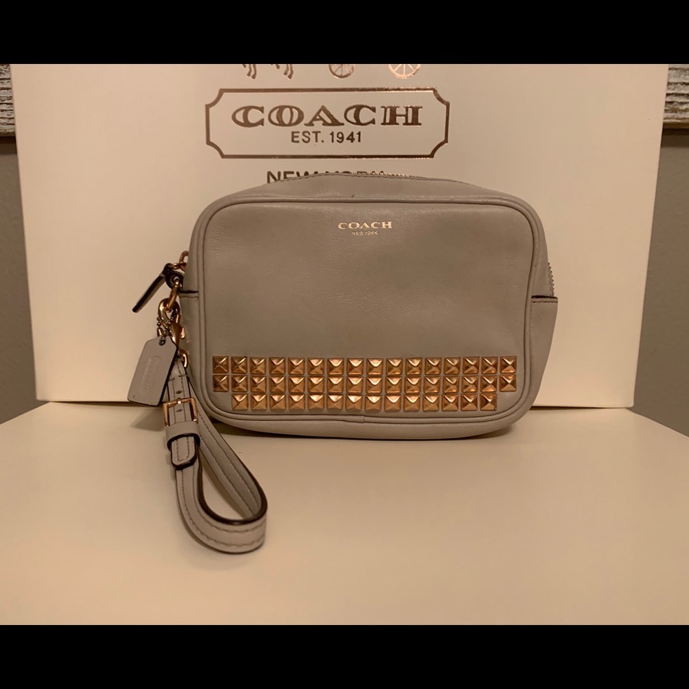 Coach Legacy flight wristlet